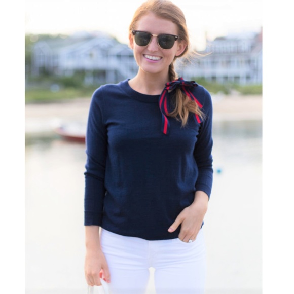J. Crew Sweaters - J. Crew Merino Wool Tippi Sweater Blue Size Small